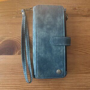 Caseme For Samsung Galaxy Z Fold 3 Magnetic Leather Zipper Case Stand Cover